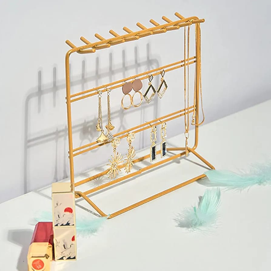 Metal Earrings Organizer Stand