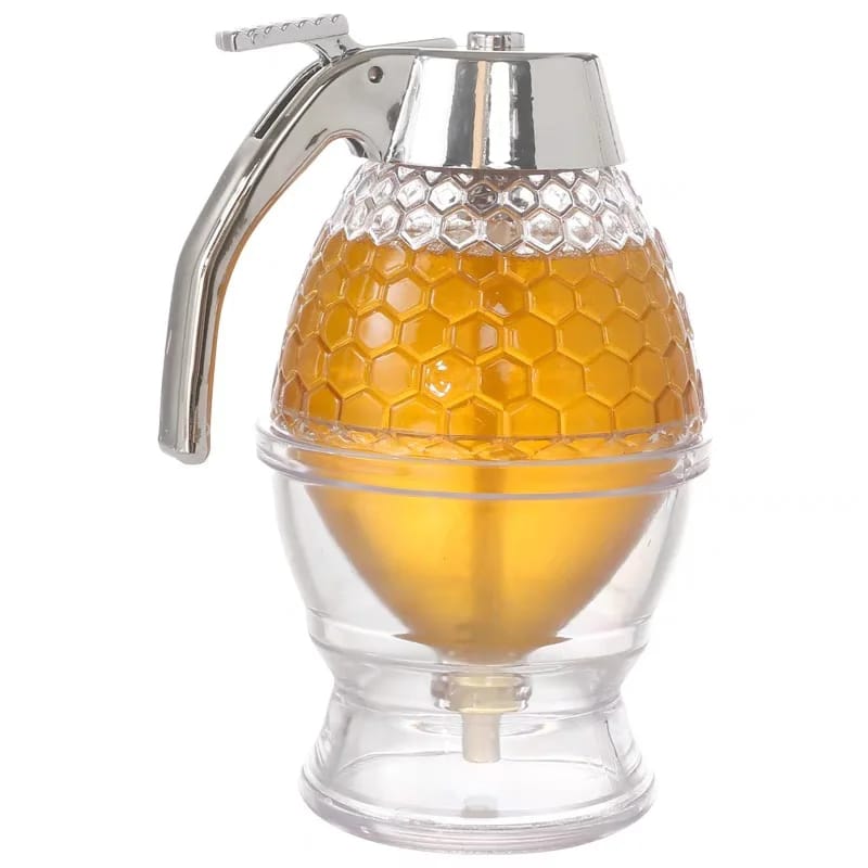 Unique Bee-Hive Shaped Honey Dispenser with Stand – Mess-Free Kitchen Charm