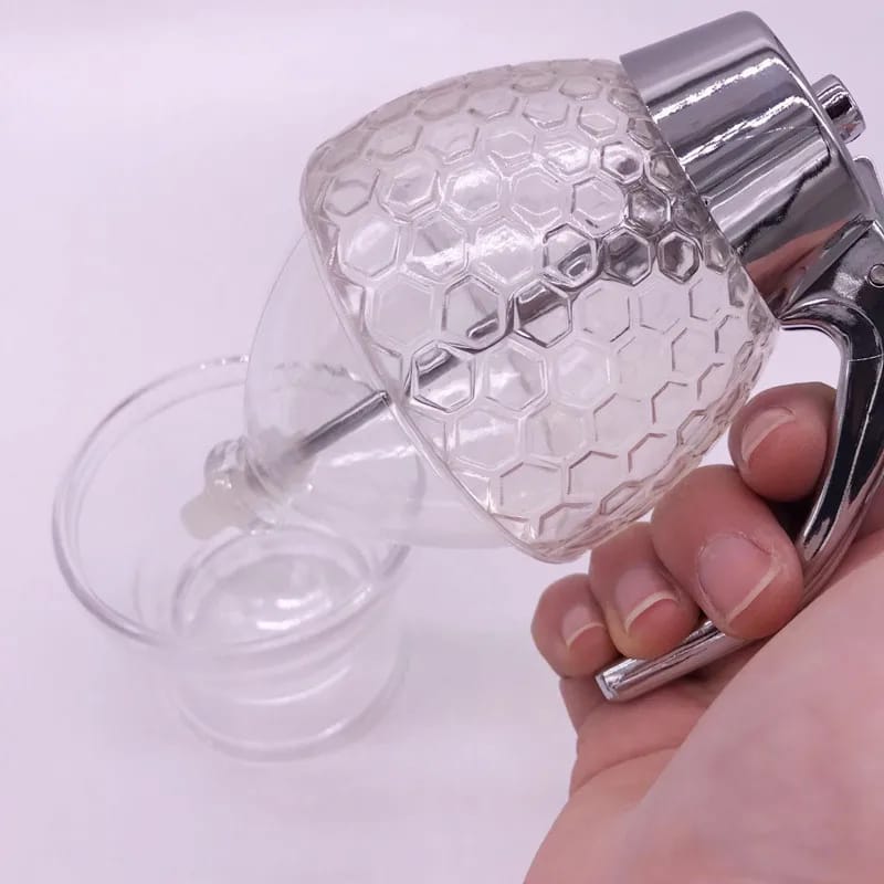 Unique Bee-Hive Shaped Honey Dispenser with Stand – Mess-Free Kitchen Charm