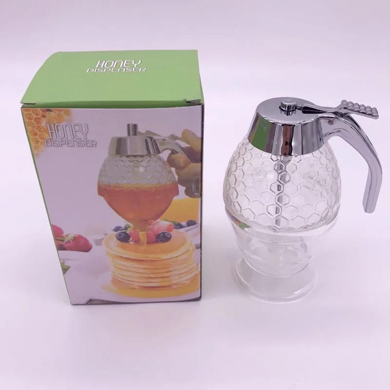 Unique Bee-Hive Shaped Honey Dispenser with Stand – Mess-Free Kitchen Charm