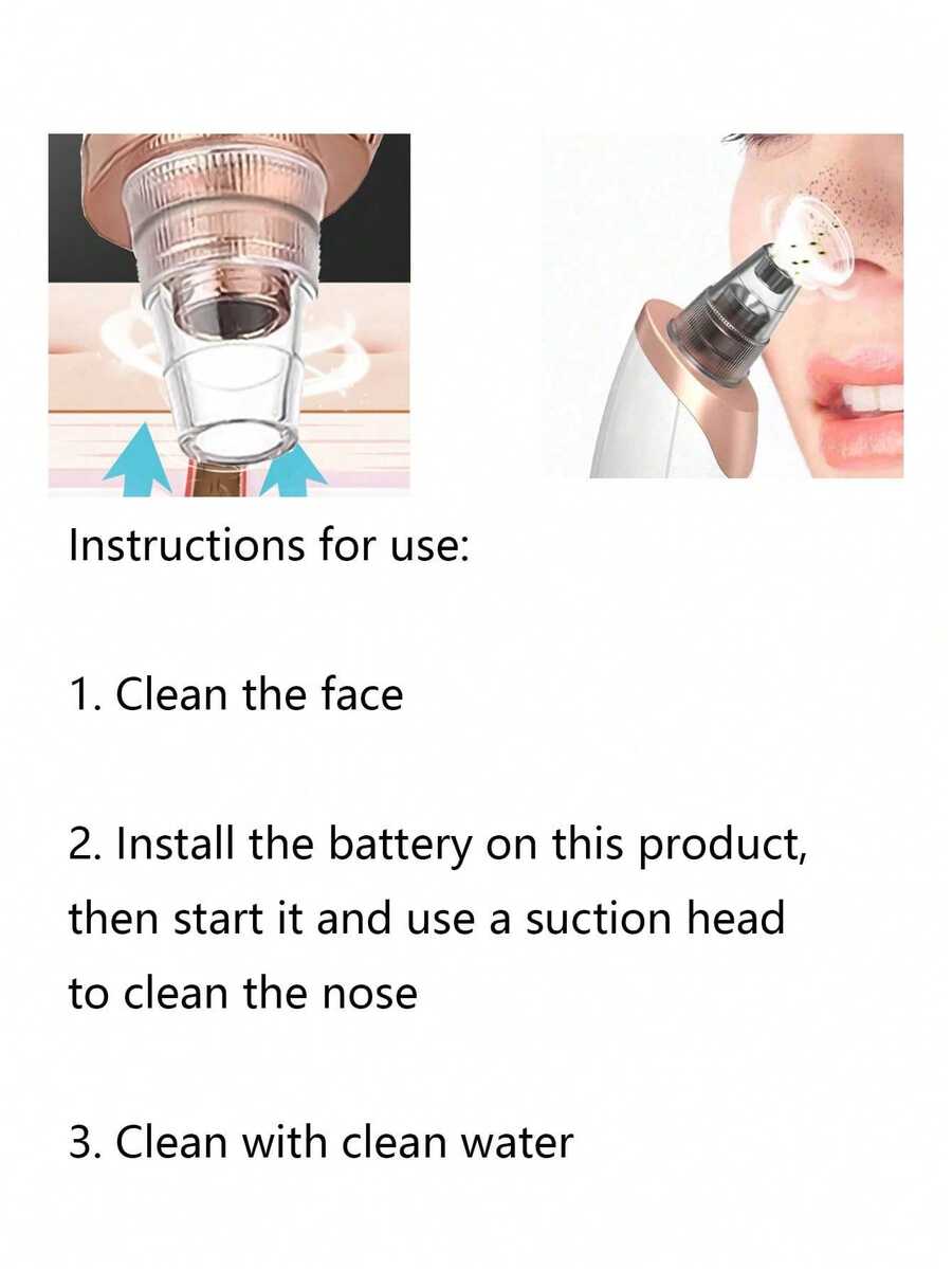 Rechargeable Blackhead / Pore Vacuum Remover