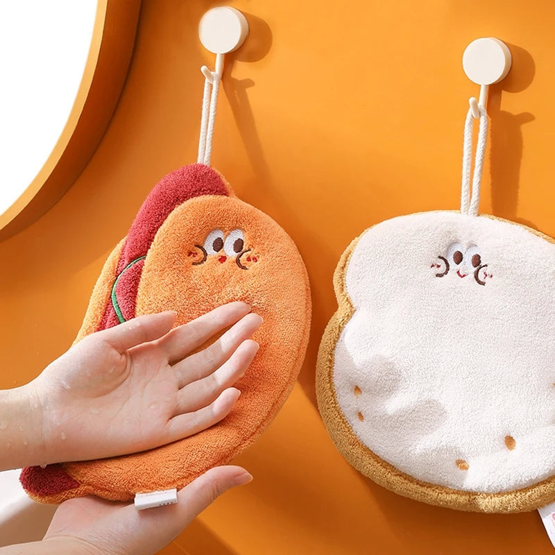 5-Piece Cute Cartoon Kitchen Towel Set – Soft, Absorbent & Random Designs