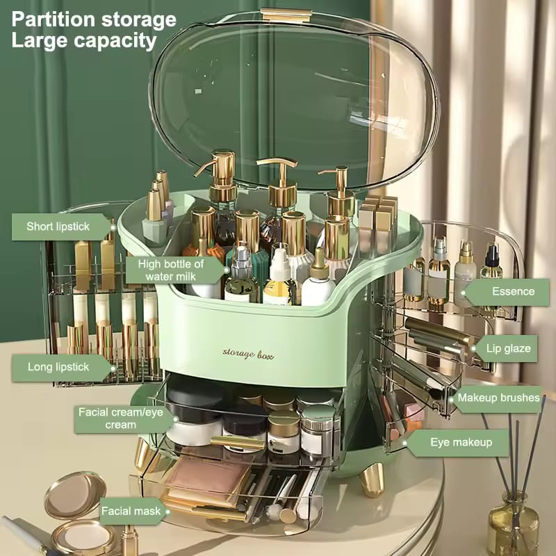Premium Acrylic All-in-One Cosmetic Storage Cabinet