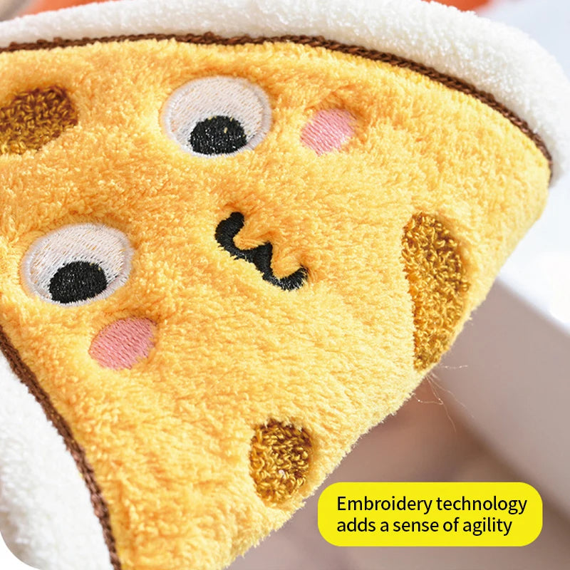 5-Piece Cute Cartoon Kitchen Towel Set – Soft, Absorbent & Random Designs