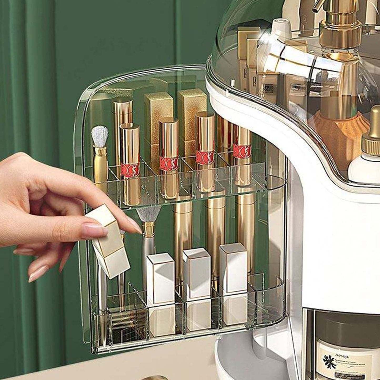 Premium Acrylic All-in-One Cosmetic Storage Cabinet