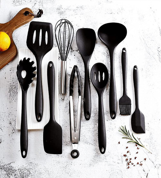 10-Piece Kitchen Utensils Set Non-Stick Cooking Utensils