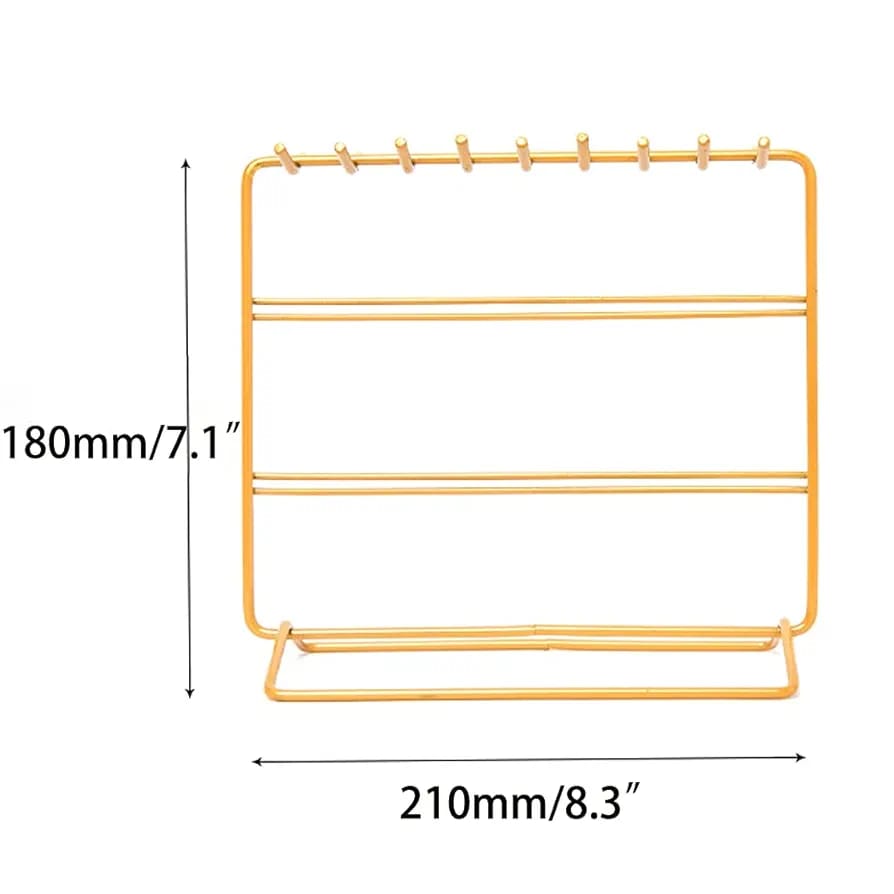 Metal Earrings Organizer Stand