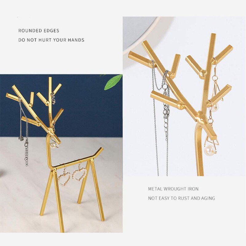 Antler-Shaped Jewelry Display Stand