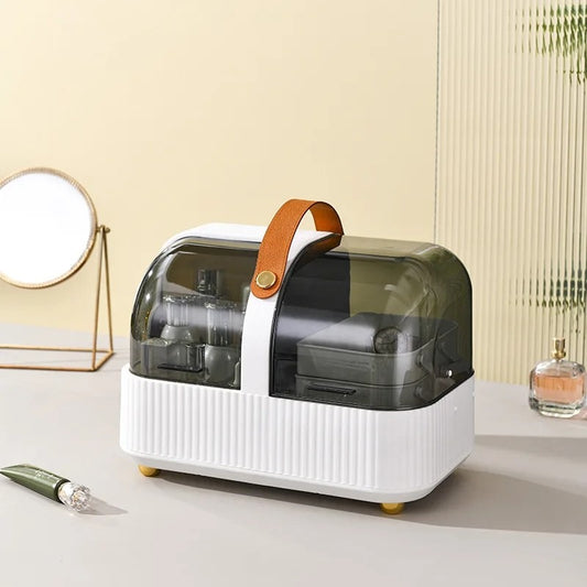 Premium Makeup Organizer - Double Lid - Portable