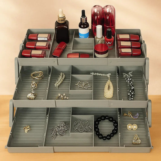 3 Tier Collapsible Jewellery Organizer