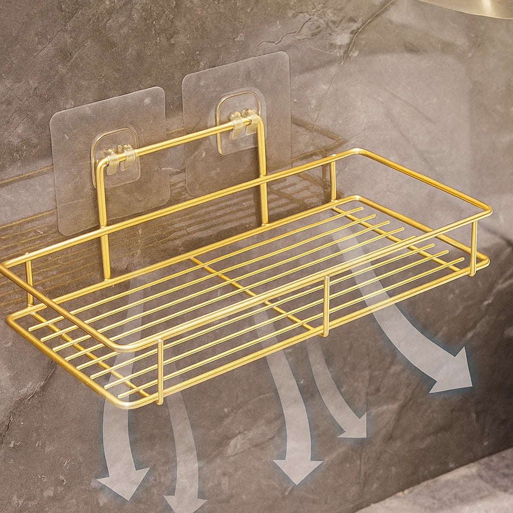 Wall-Mounted Bathroom Storage Rack