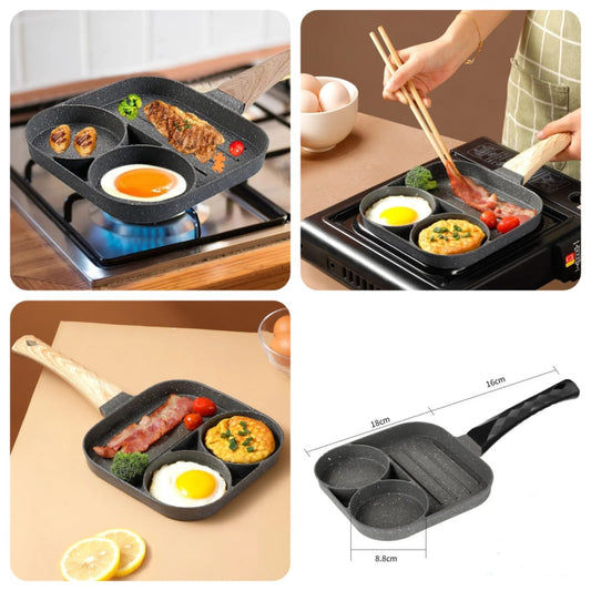 3-Mould Frying Pan (Box Packing) – Premium Quality