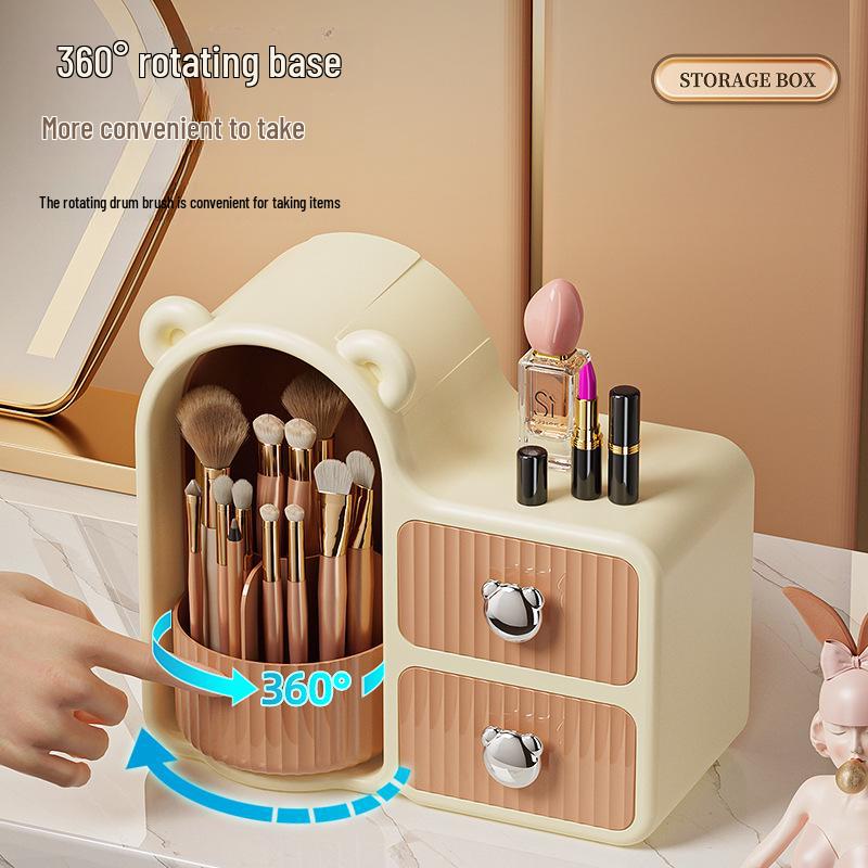 Bear Plastic Makeup & Skincare Organizer Box