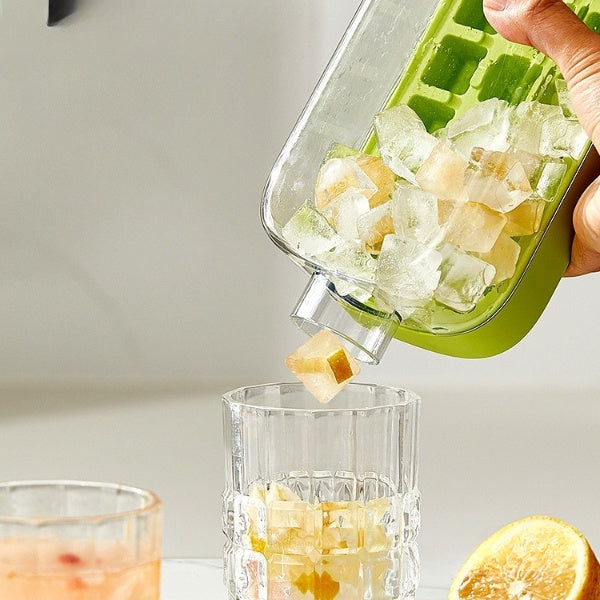 2-in-1 Water Bottle & Ice Mold – BPA-Free Leak-Proof Design