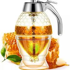 Unique Bee-Hive Shaped Honey Dispenser with Stand – Mess-Free Kitchen Charm