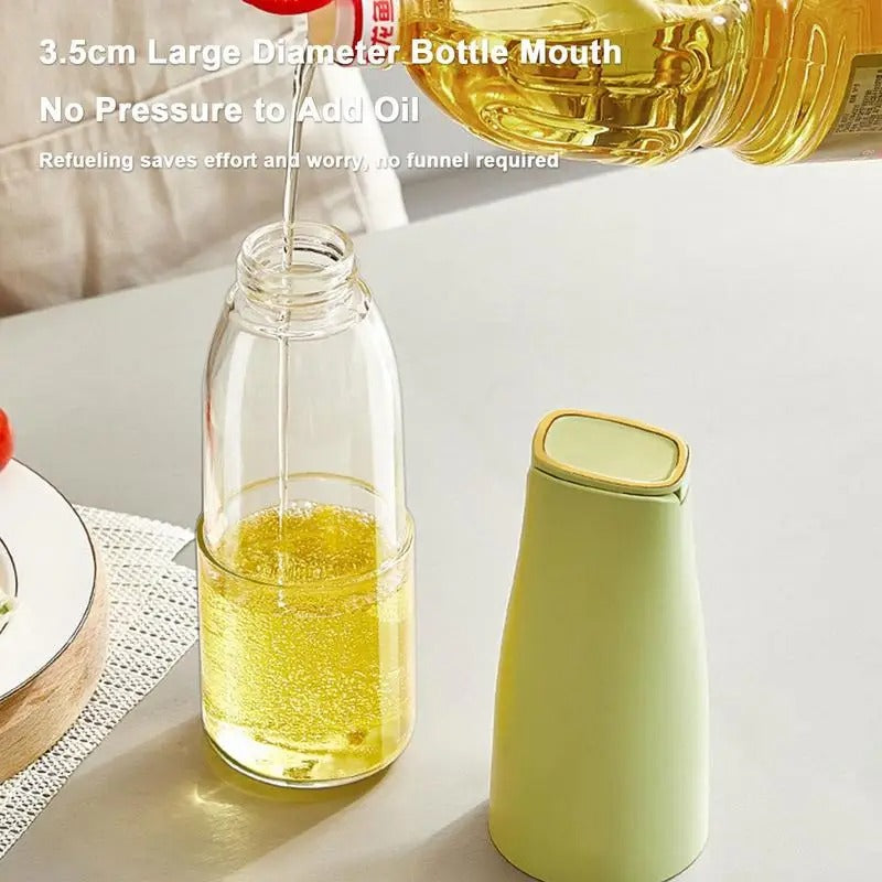Automatic Oil & Vinegar Dispenser Bottle – 500 ml Gravity-Action Pouring